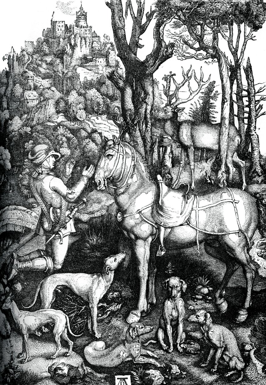 St Eustace, c1501, 1870. alkotó: Albrecht Dürer