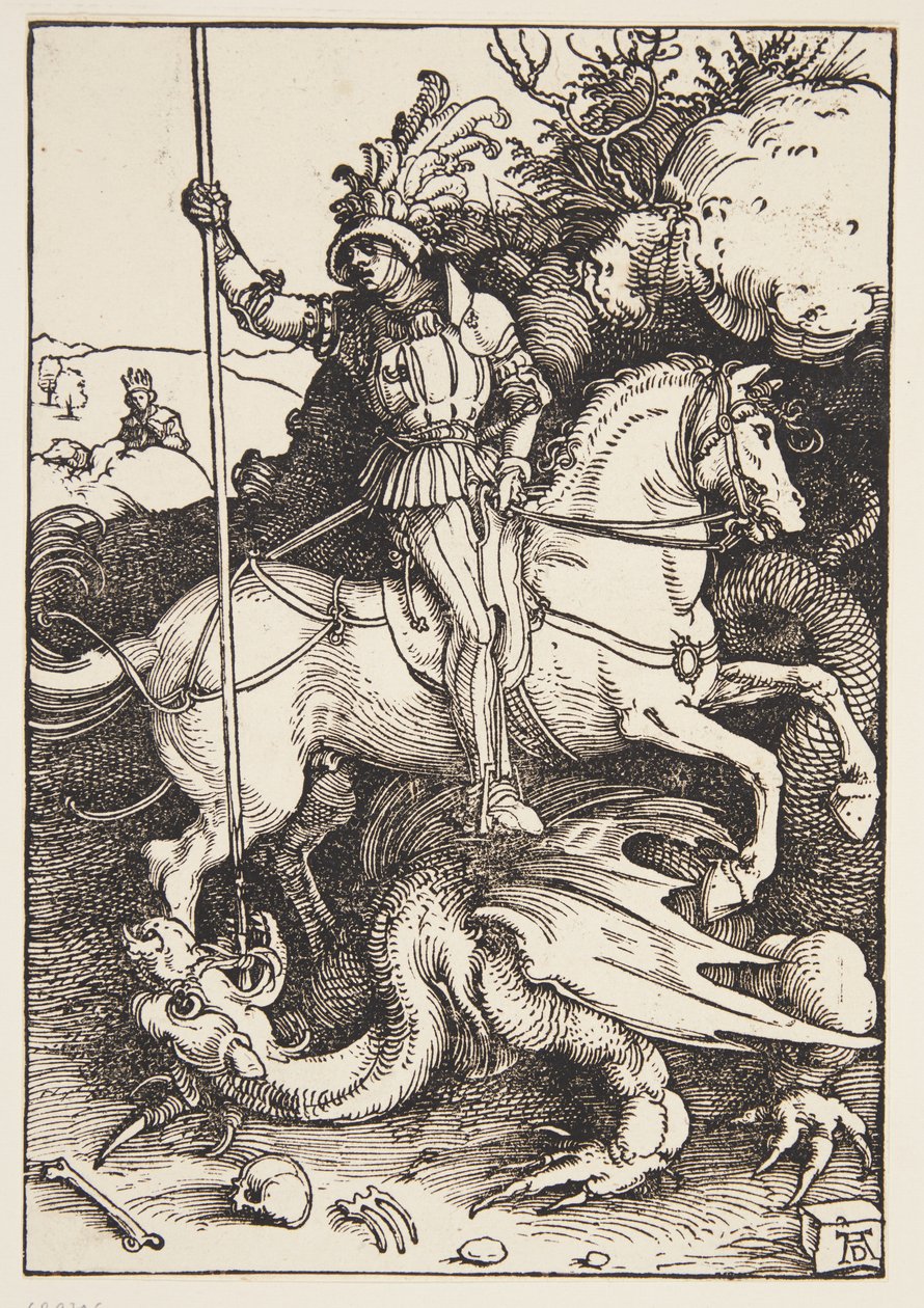 Szent György megöli a sárkányt alkotó: Albrecht Dürer