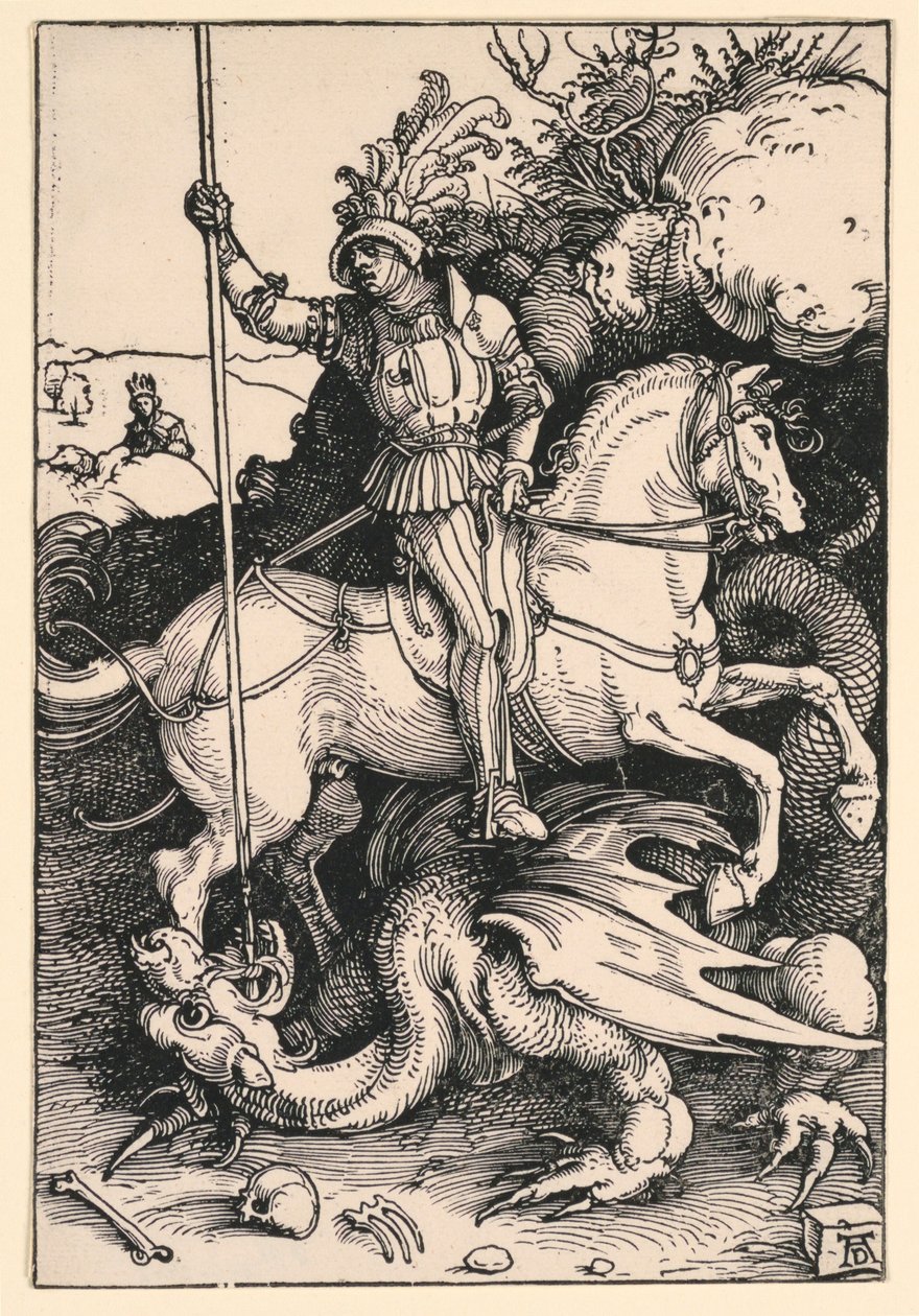 Szent György megöli a dr alkotó: Albrecht Dürer