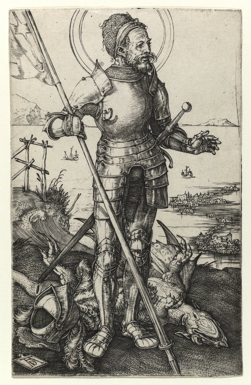 Szent György álló, 1502 alkotó: Albrecht Dürer