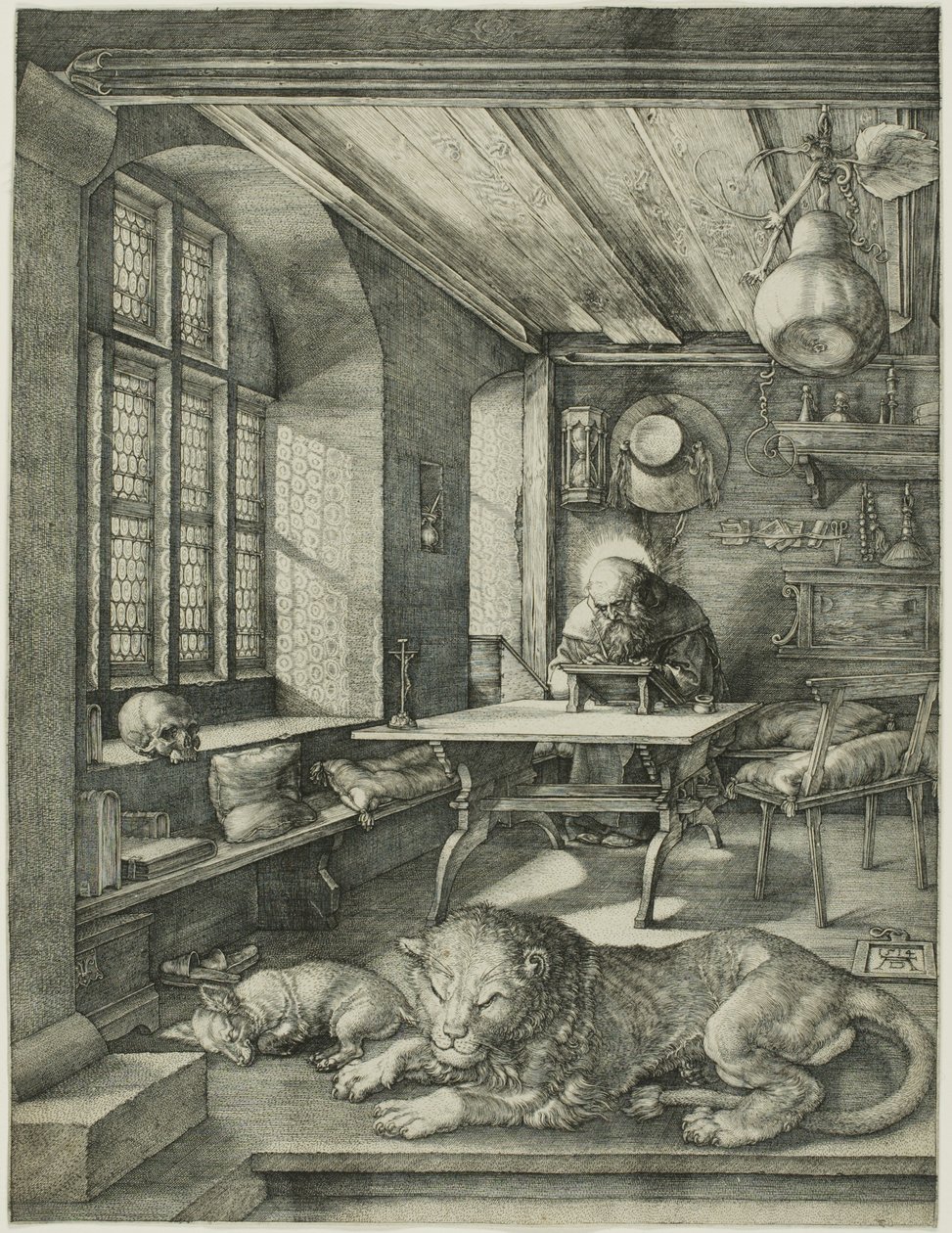 Szent Jeromos tanulmányában alkotó: Albrecht Dürer