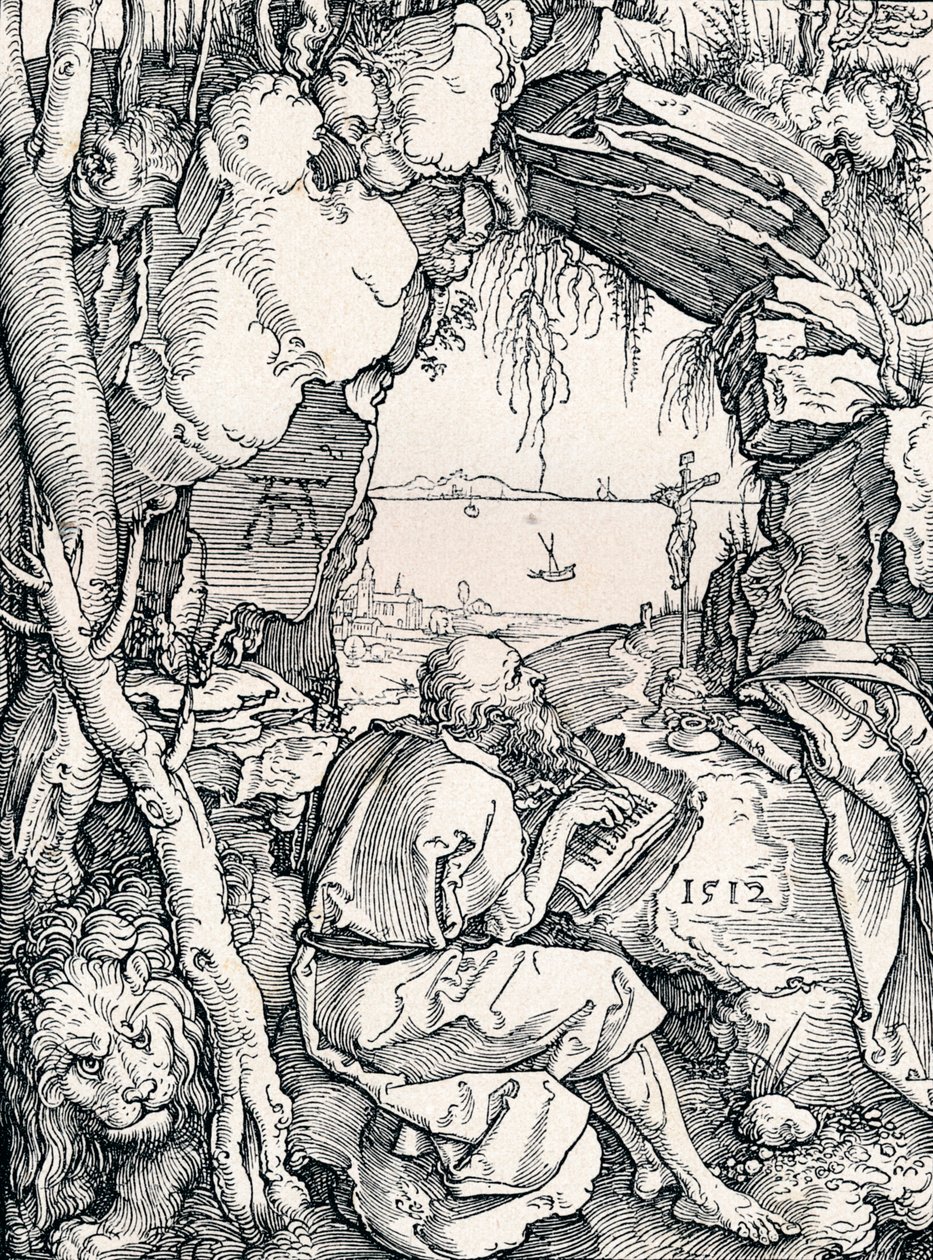 Szent Jeromos egy barlangban, 1512 1906 alkotó: Albrecht Dürer
