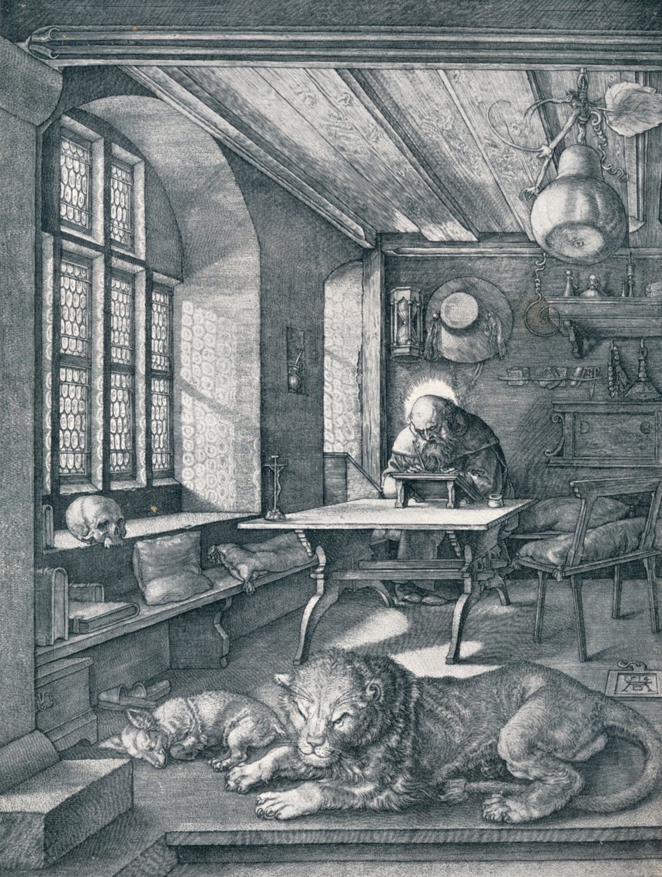 Szent Jeromos tanulmányában, 1514, 1906 alkotó: Albrecht Dürer