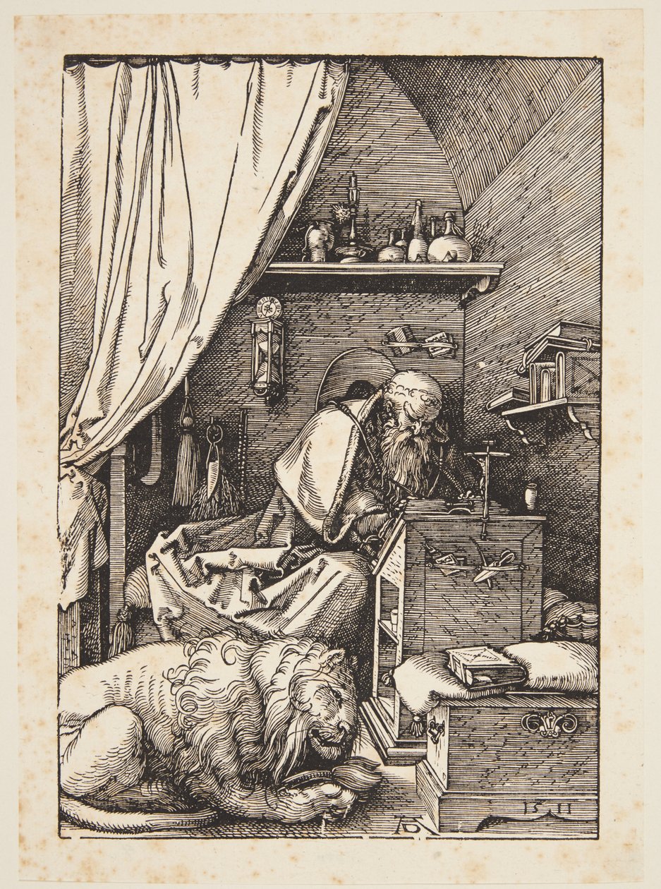 Szent Jeromos cellájában alkotó: Albrecht Dürer