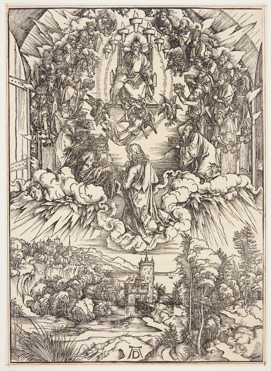 Szent János Isten és a Vének előtt alkotó: Albrecht Dürer