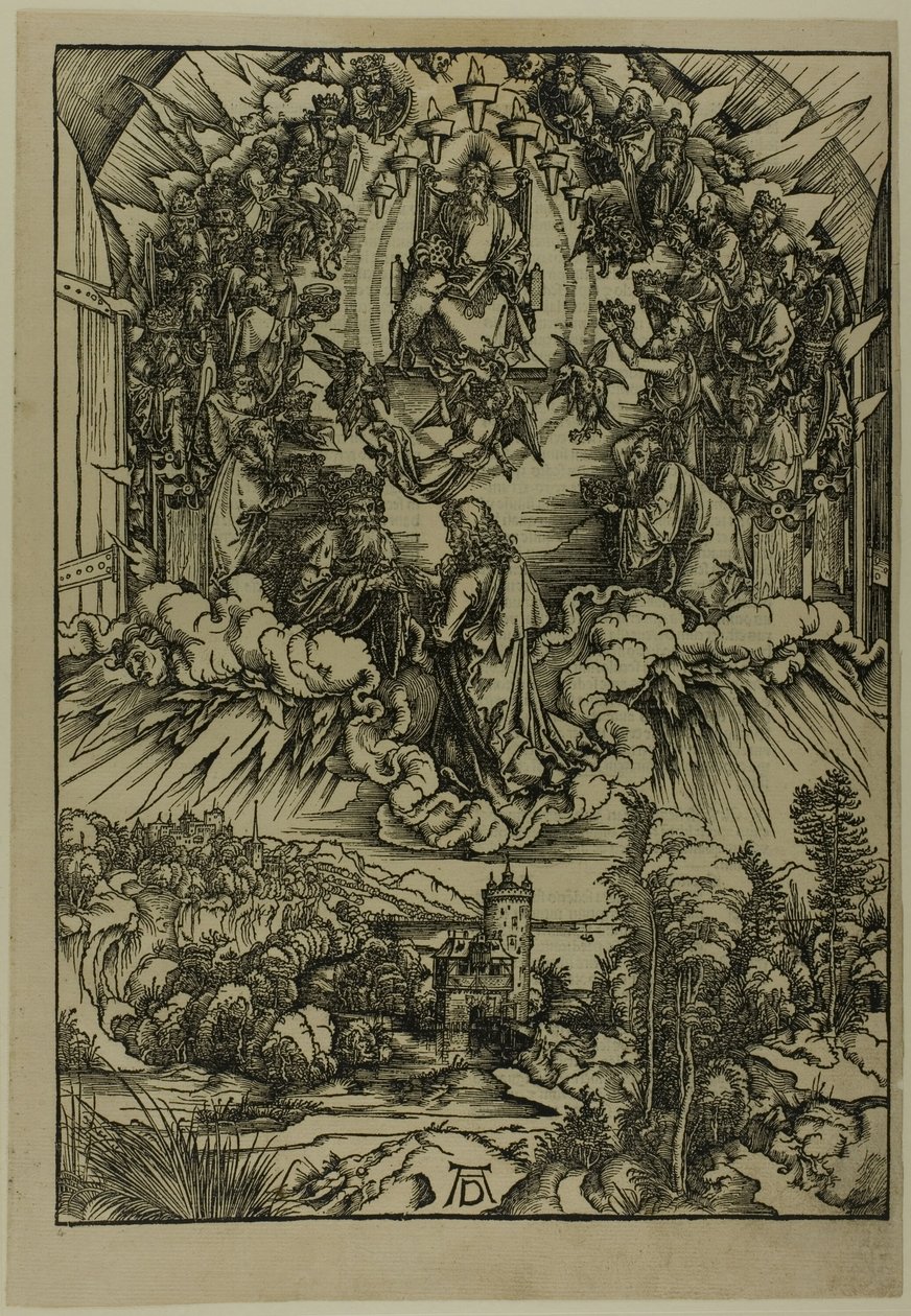 Szent János Isten és a Vének előtt, Az Apokalipszisből alkotó: Albrecht Dürer