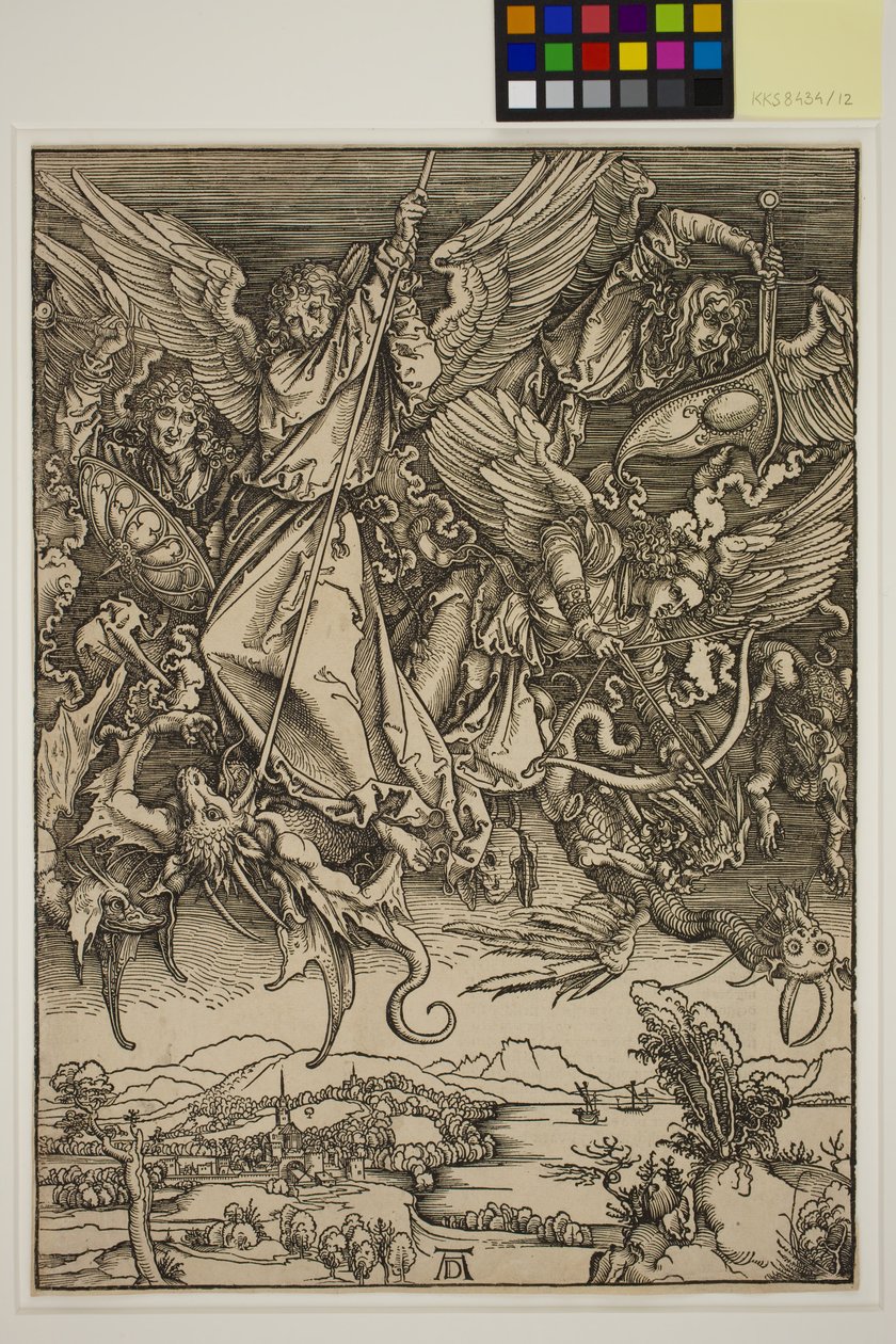 Szent Mihály harc a sárkány ellen alkotó: Albrecht Dürer