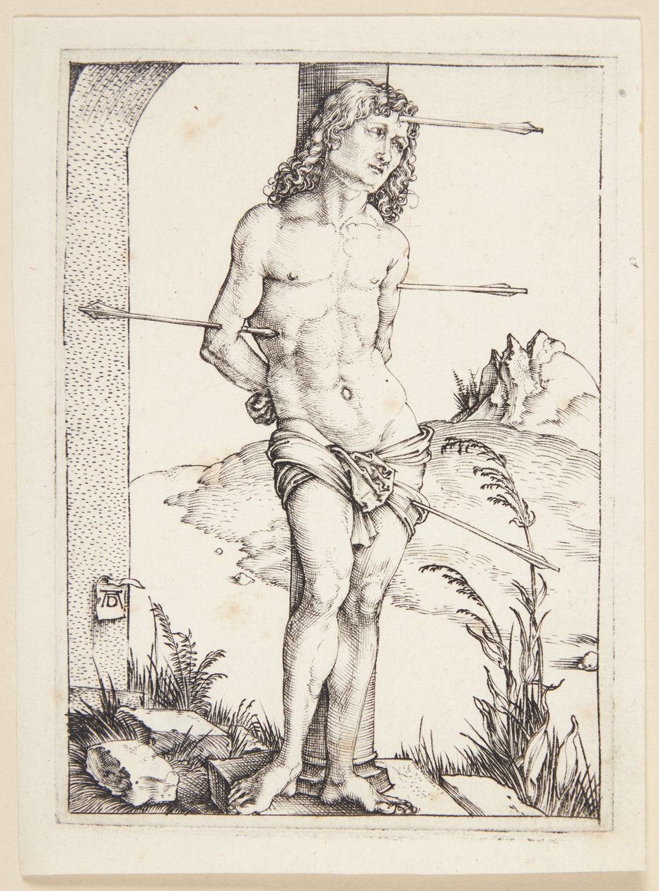 Szent Sebestyén az oszlopnál alkotó: Albrecht Dürer