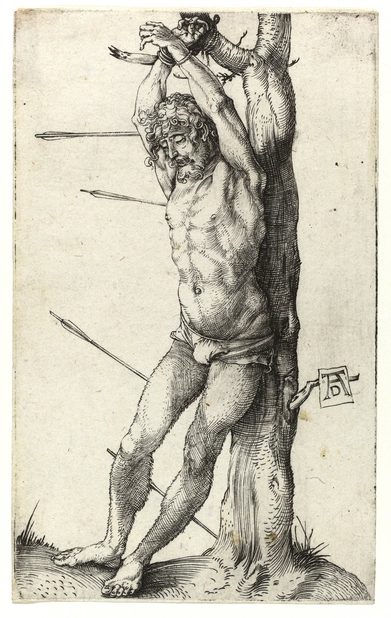 Szent Sebestyén a fához kötve, 1501 körül alkotó: Albrecht Dürer