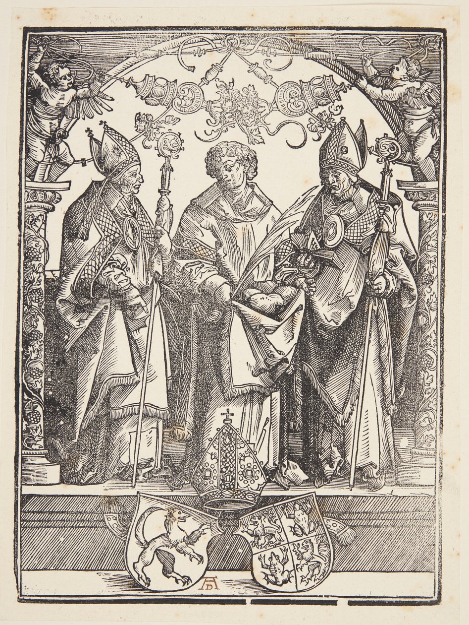 Szent István két másik szenttel alkotó: Albrecht Dürer