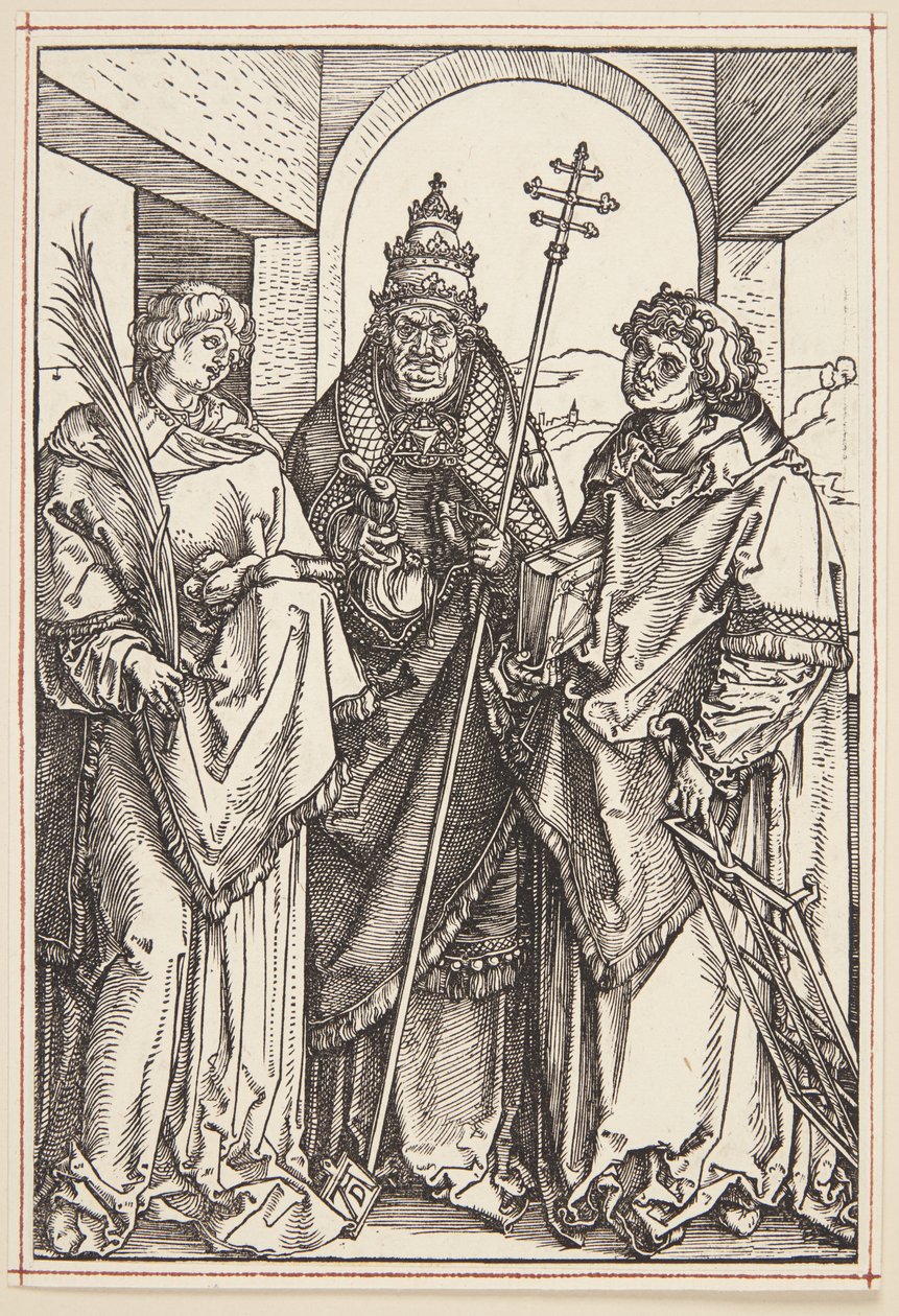 Sts. Lawrence, Sixtus és Stephen alkotó: Albrecht Dürer