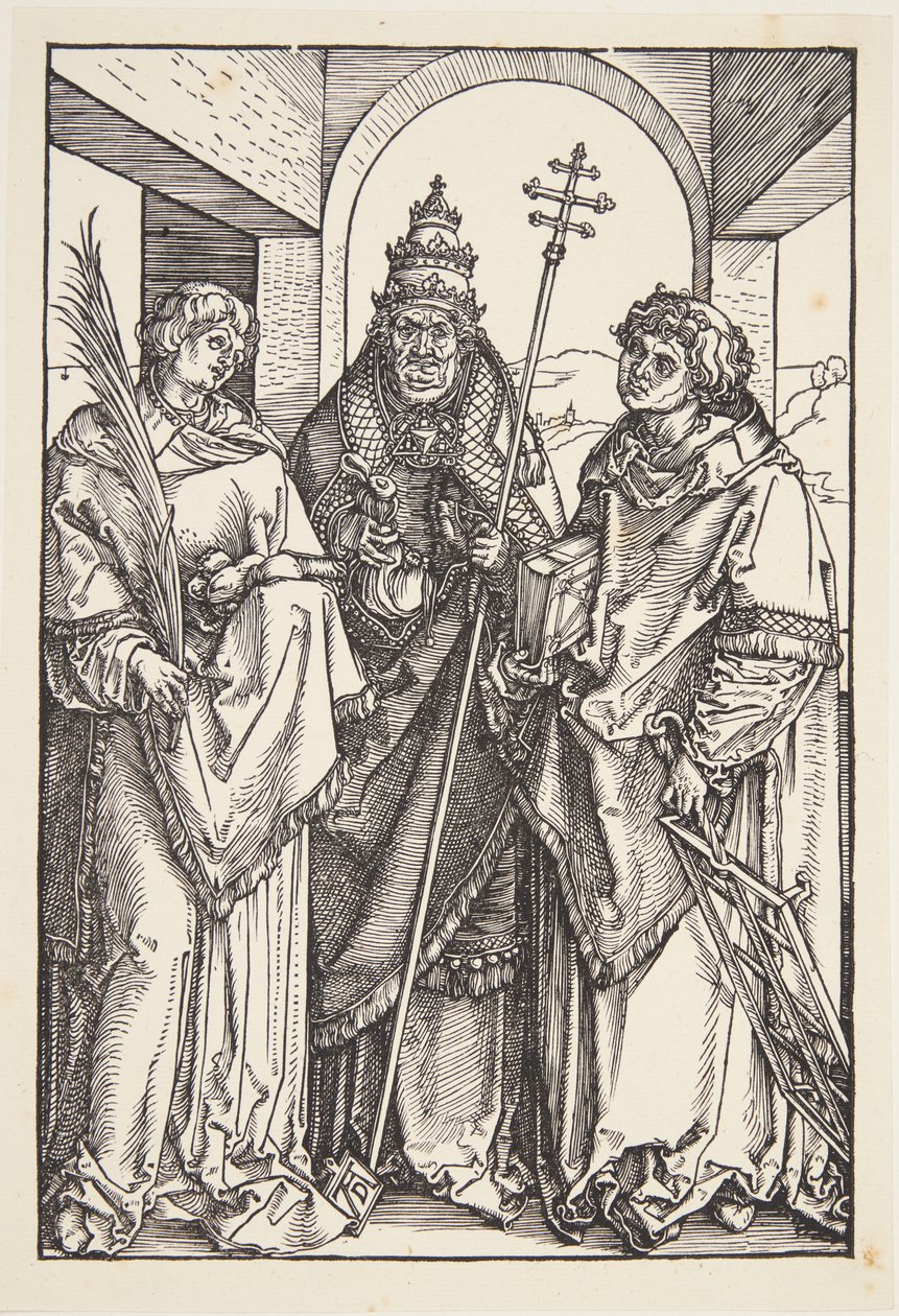 Sts. Lawrence, Sixtus és Stephen alkotó: Albrecht Dürer