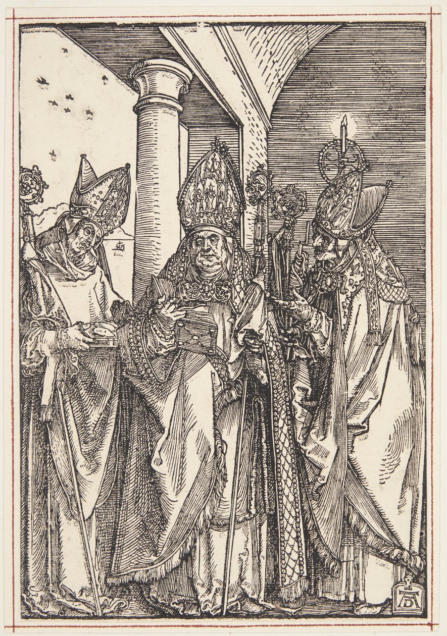 Sts. Nicholas, Ulrich és Erasmus alkotó: Albrecht Dürer