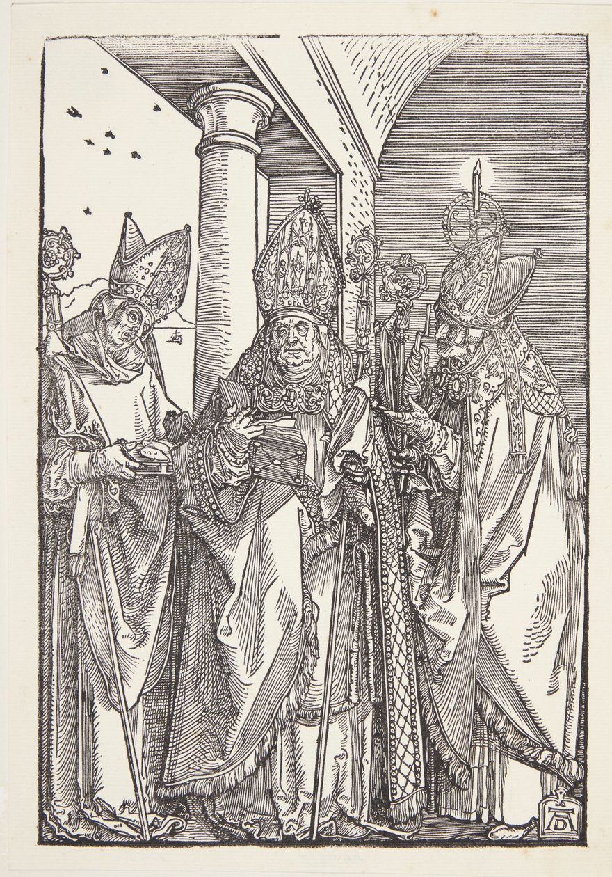 Sts. Nicholas, Ulrich és Erasmus alkotó: Albrecht Dürer