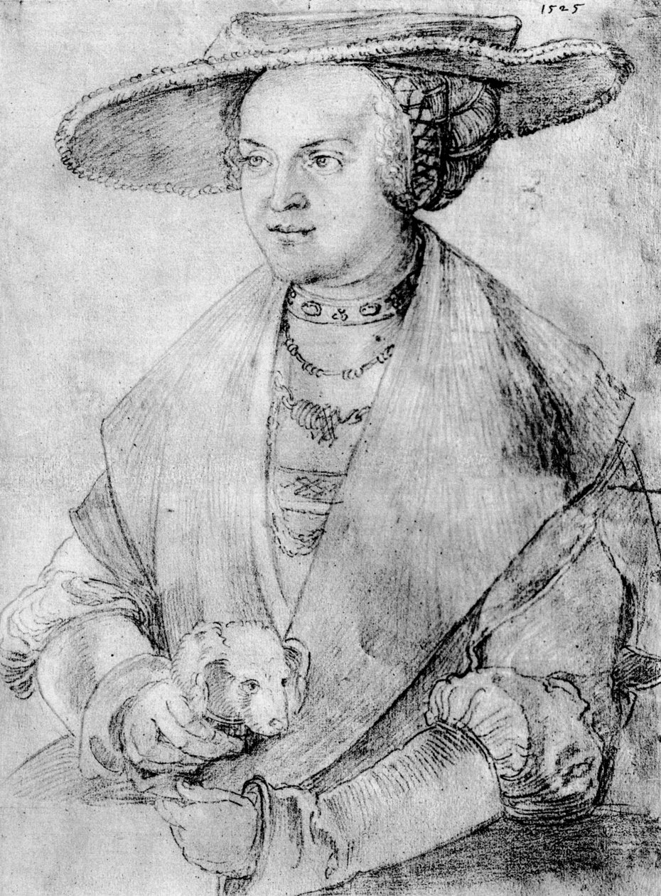 Brandenburg-Ansbach Susanne, 1525, 1936 alkotó: Albrecht Dürer
