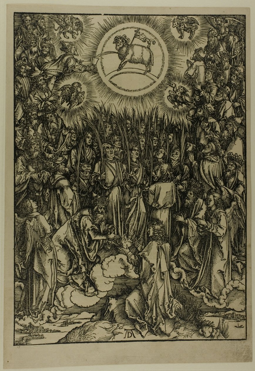A Bárányimádat – A kiválasztottak himnusza, Az Apokalipszisből alkotó: Albrecht Dürer