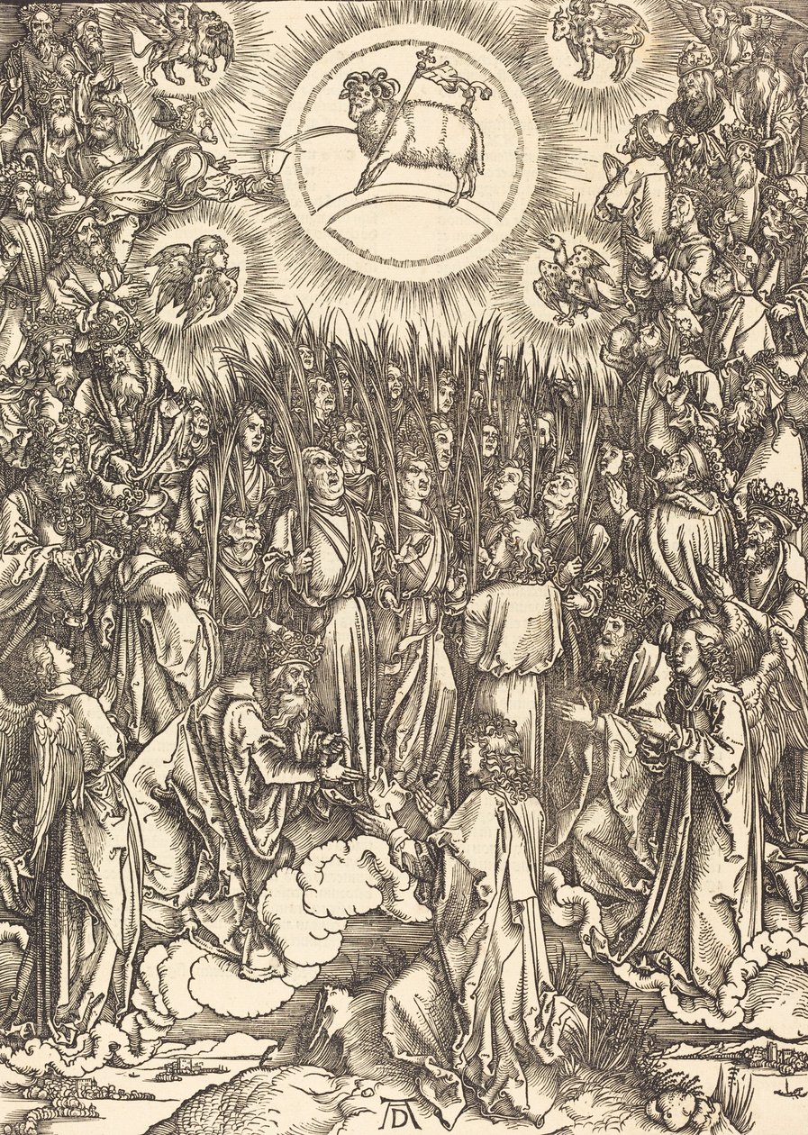 A Bárányimádás, 1498. alkotó: Albrecht Dürer