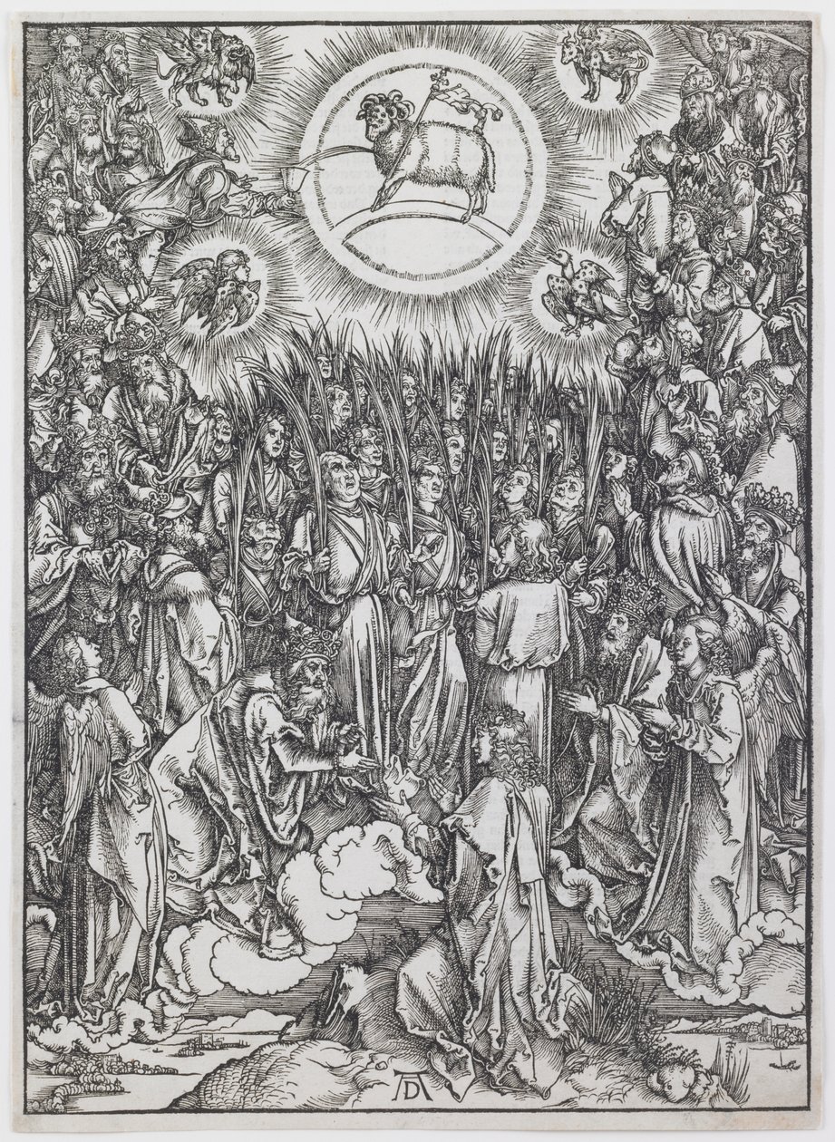 A bárányimádat, az Apokalipszis sorozatból alkotó: Albrecht Dürer