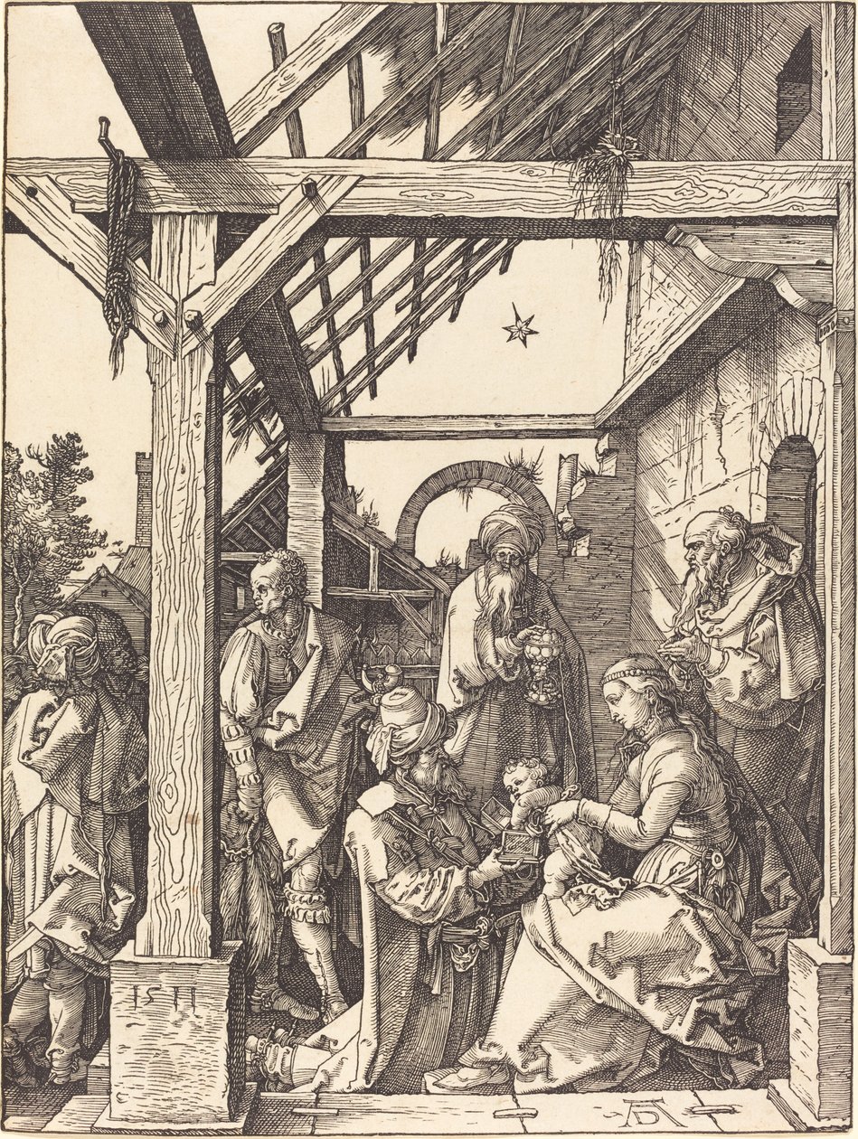 A mágusok imádása alkotó: Albrecht Dürer
