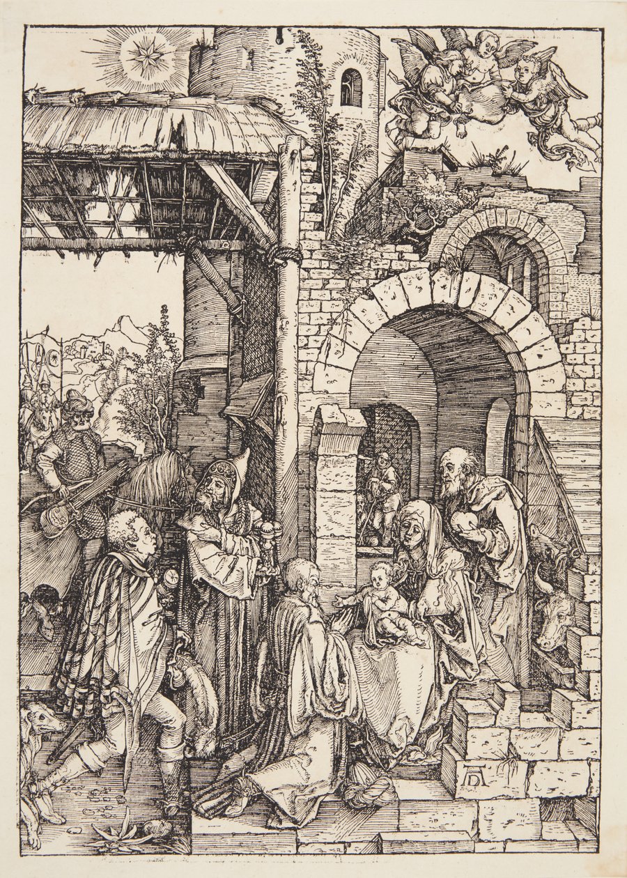 A mágusok imádása alkotó: Albrecht Dürer