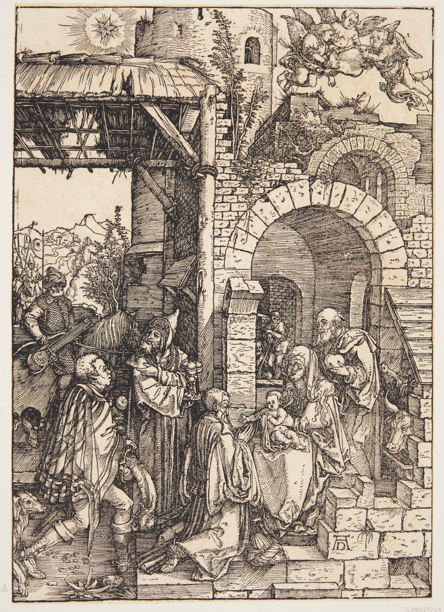 A mágusok imádása alkotó: Albrecht Dürer