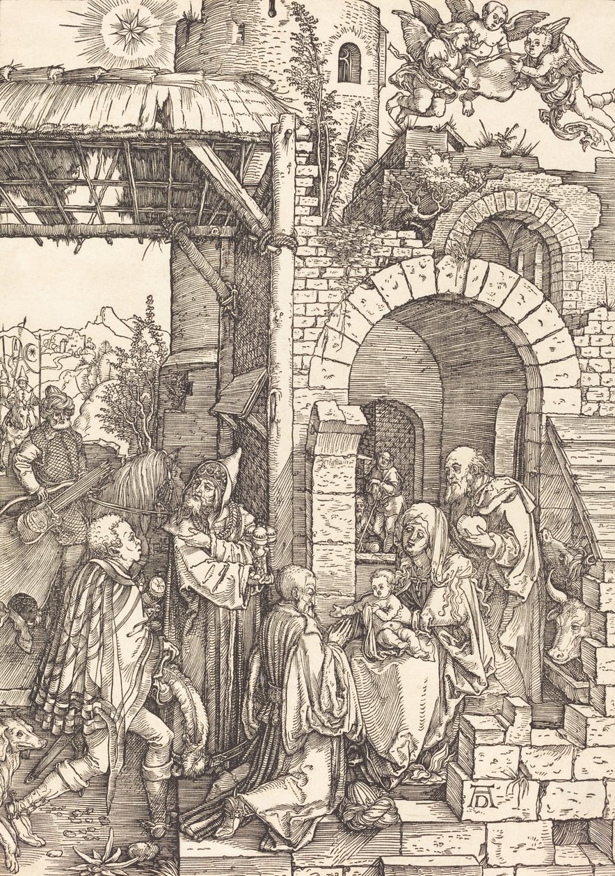 A mágusok imádása c. 15011503. alkotó: Albrecht Dürer