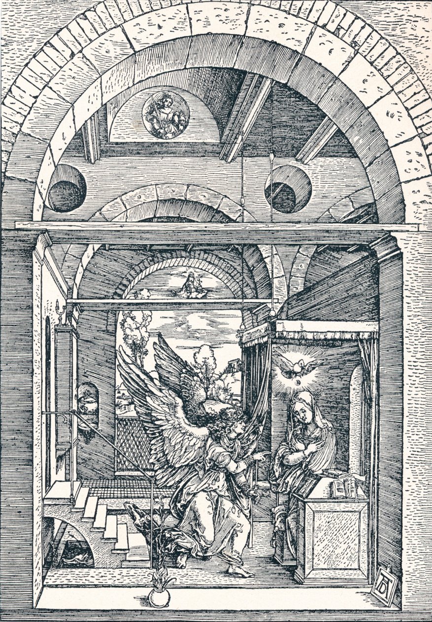 Angyali üdvözlet, 1506 1906 alkotó: Albrecht Dürer
