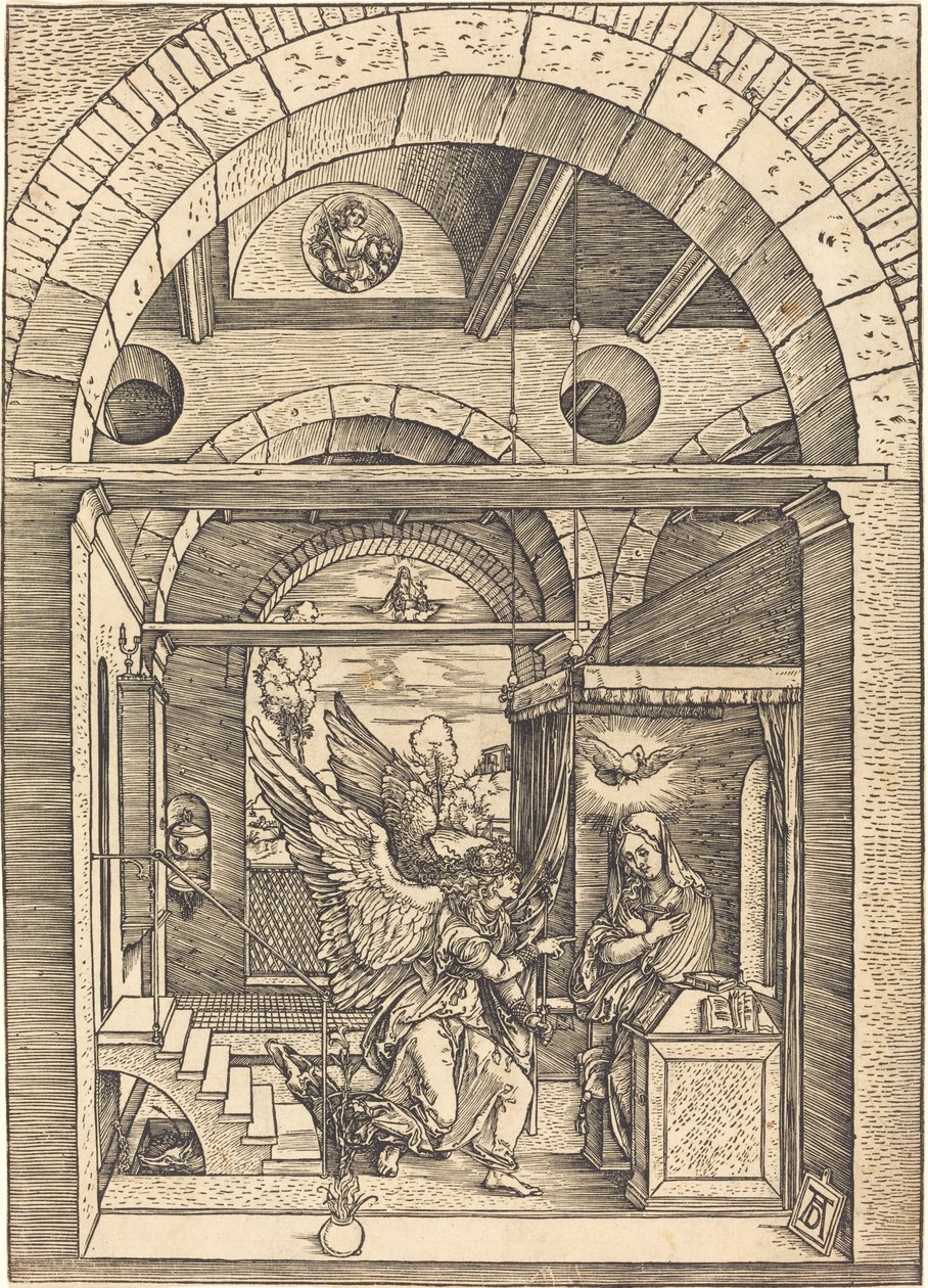Az Angyali üdvözlet alkotó: Albrecht Dürer