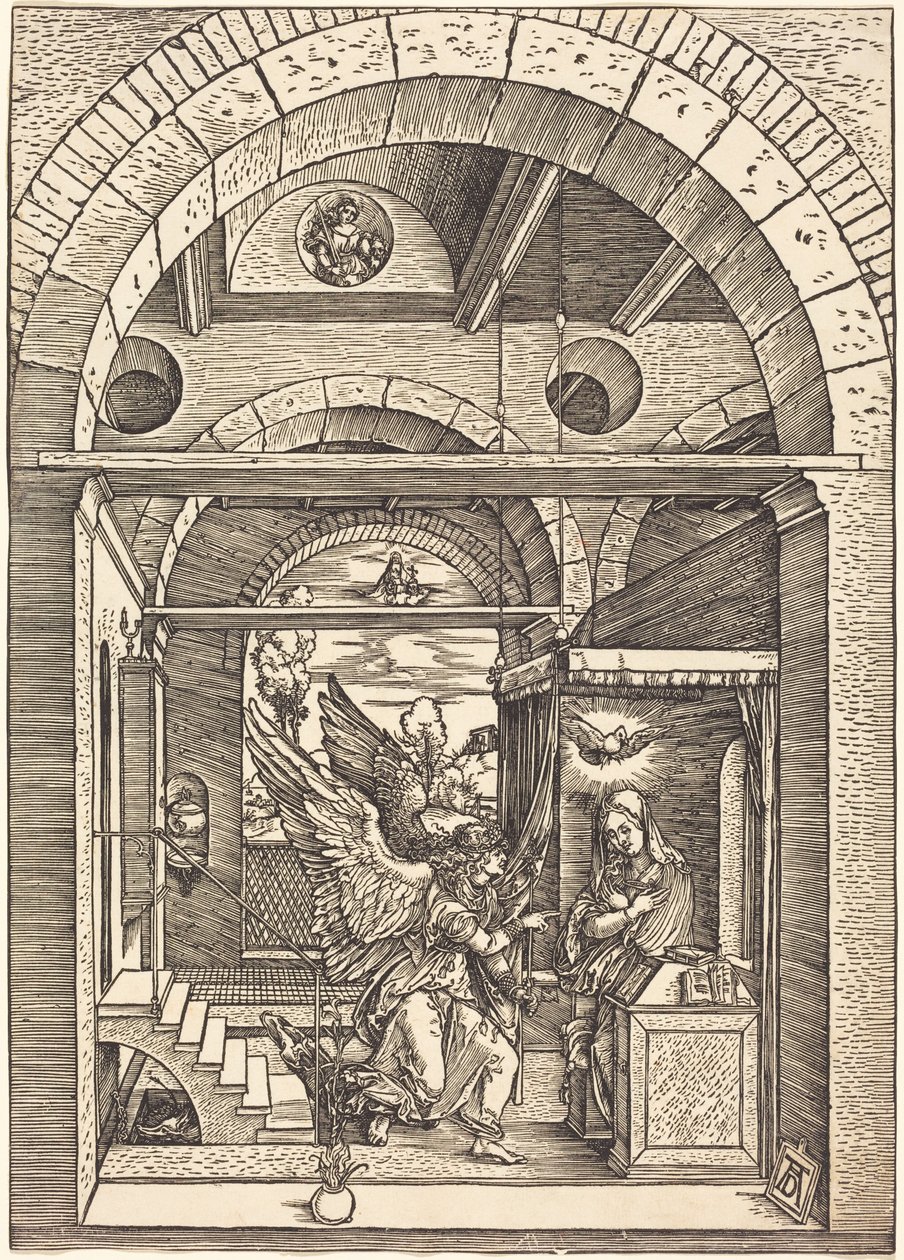 Angyali üdvözlet alkotó: Albrecht Dürer