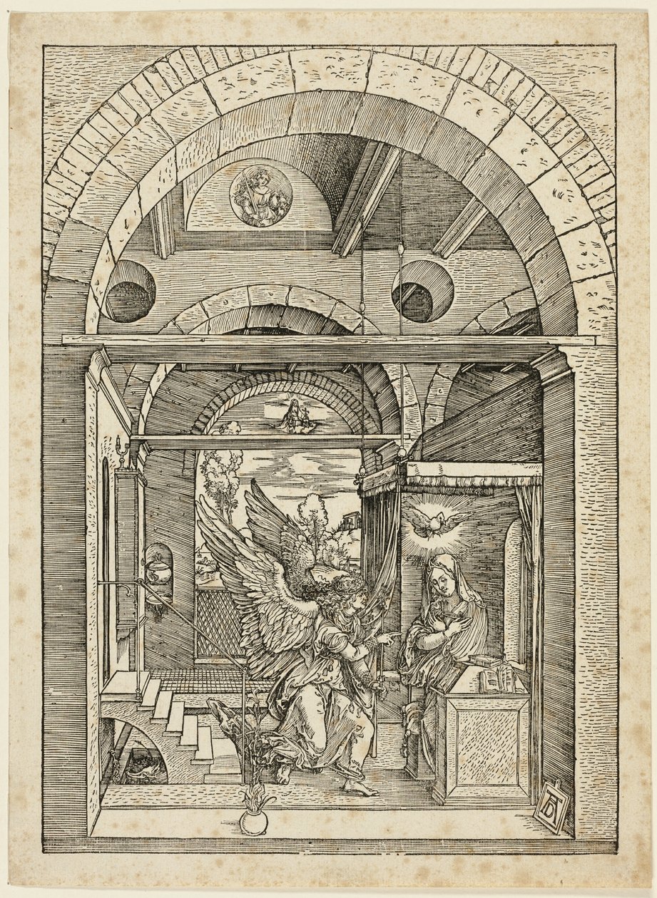 Az Angyali üdvözlet, A Szűz életéből alkotó: Albrecht Dürer