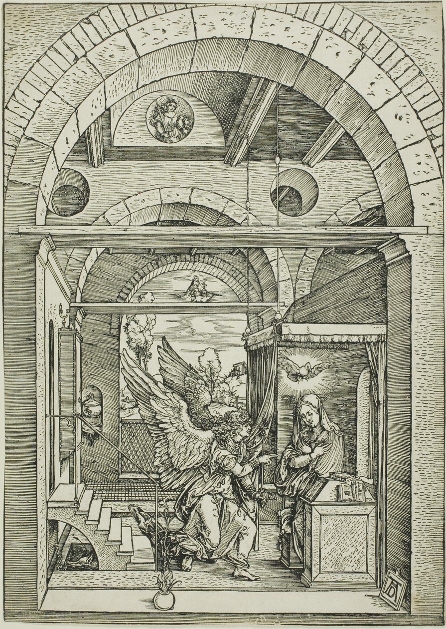 Az Angyali üdvözlet, A Szűz életéből alkotó: Albrecht Dürer