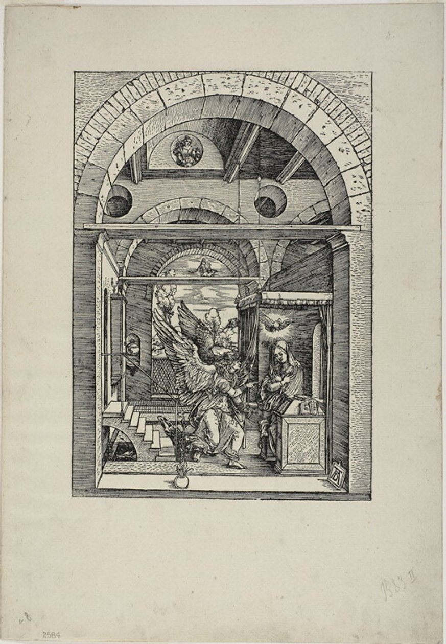 Az örömhírdetés, A Szűzanya életéből alkotó: Albrecht Dürer