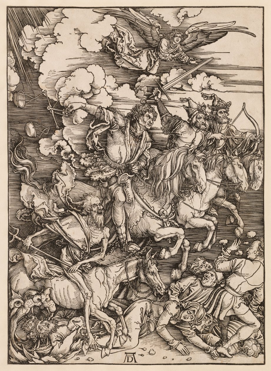 Az apokalipszis: A négy lovas alkotó: Albrecht Dürer