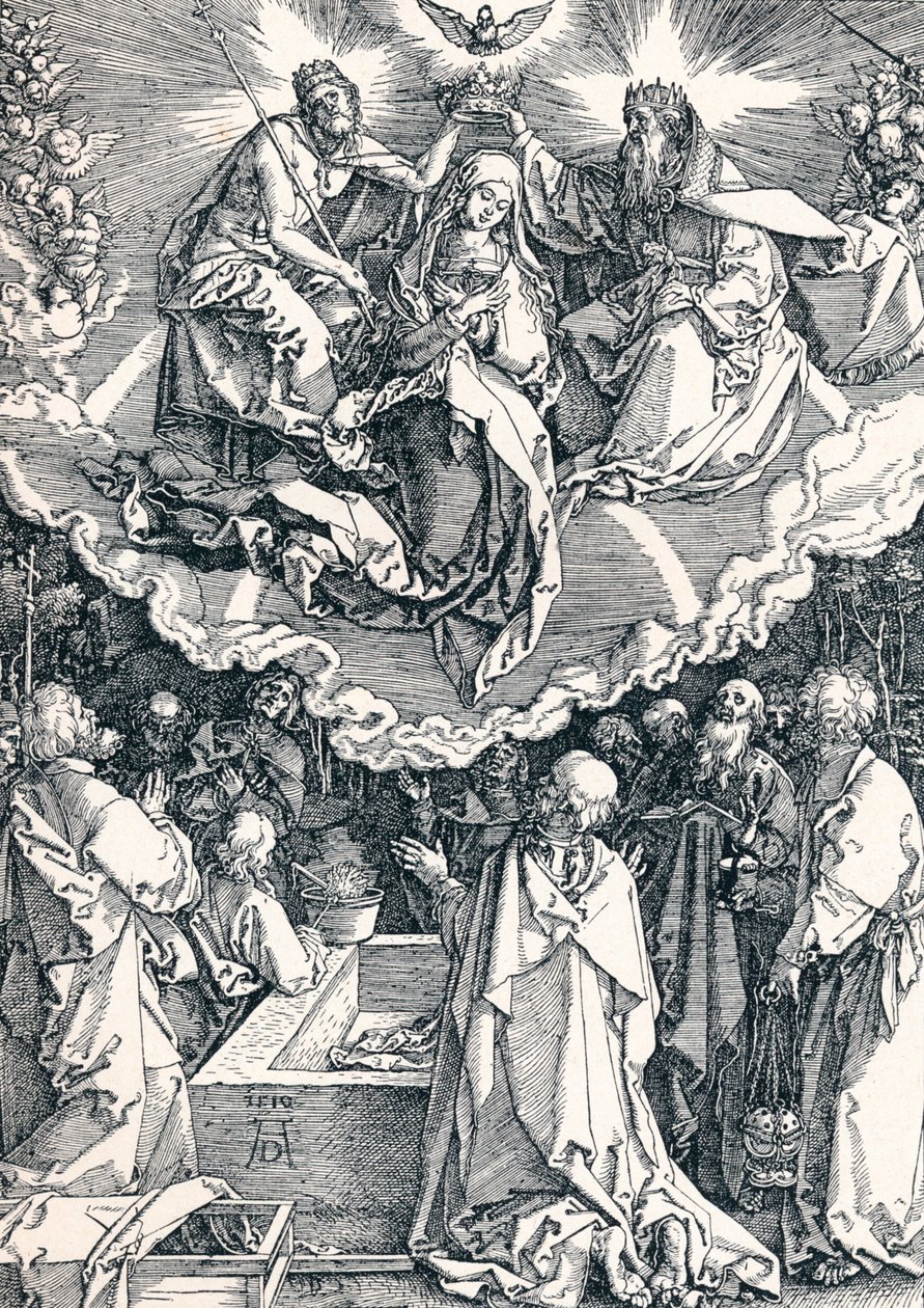 A Szűz Mennybemenetele és Koronázása, 1510 1906 alkotó: Albrecht Dürer