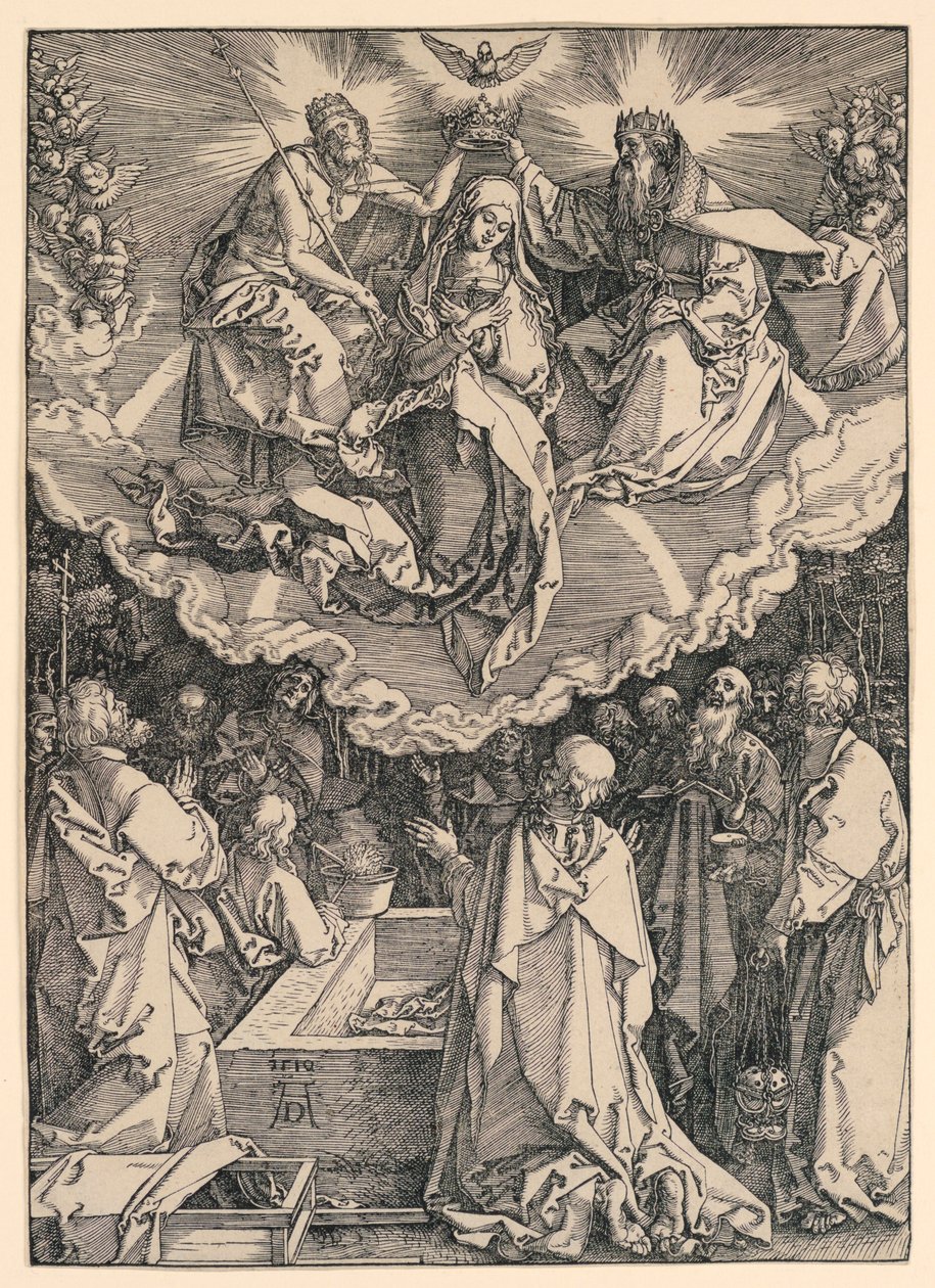 A Szűz mennybemenetele, a Szűz élete sorozatból alkotó: Albrecht Dürer