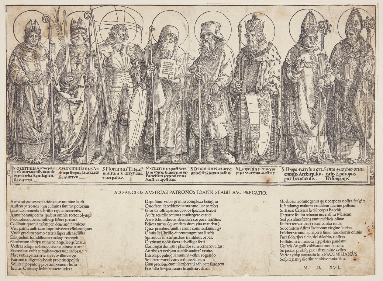 Az osztrák szentek alkotó: Albrecht Dürer