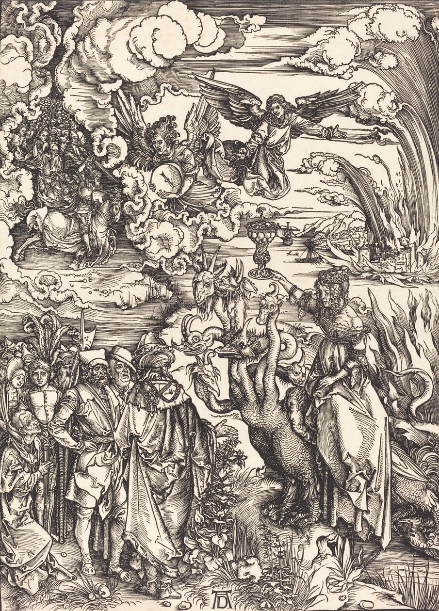 A babiloni kurva, valószínűleg c. 14961498. alkotó: Albrecht Dürer