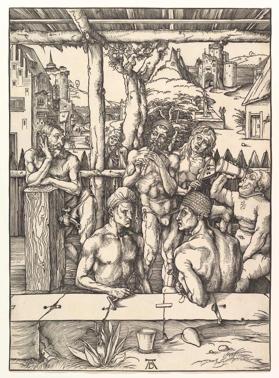 A Fürdőház.n.d. alkotó: Albrecht Dürer
