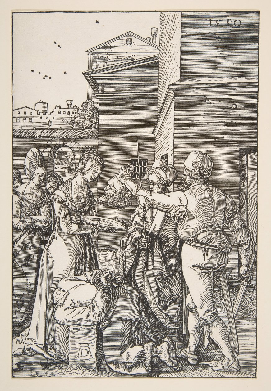 Keresztelő Szent János lefejezése, 1510. alkotó: Albrecht Dürer
