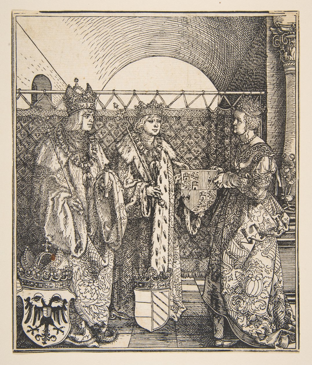 Fülöp és Johanna eljegyzése alkotó: Albrecht Dürer