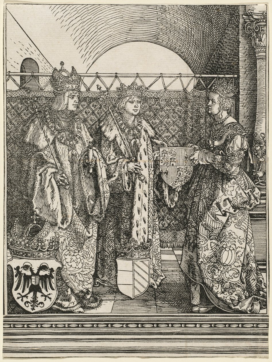 Szép Fülöp eljegyzése Kasztíliai Joannával alkotó: Albrecht Dürer