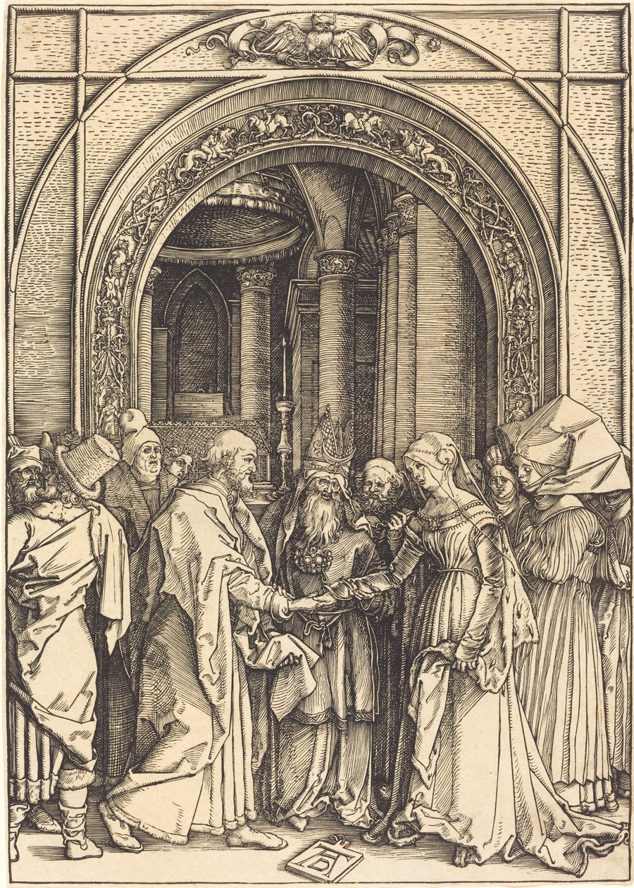 A Szűzanya eljegyzése alkotó: Albrecht Dürer