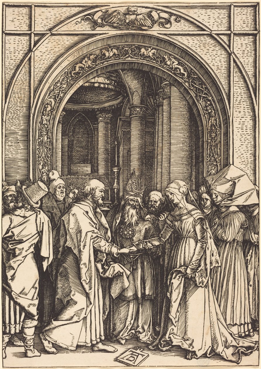 A Szűz eljegyzése alkotó: Albrecht Dürer