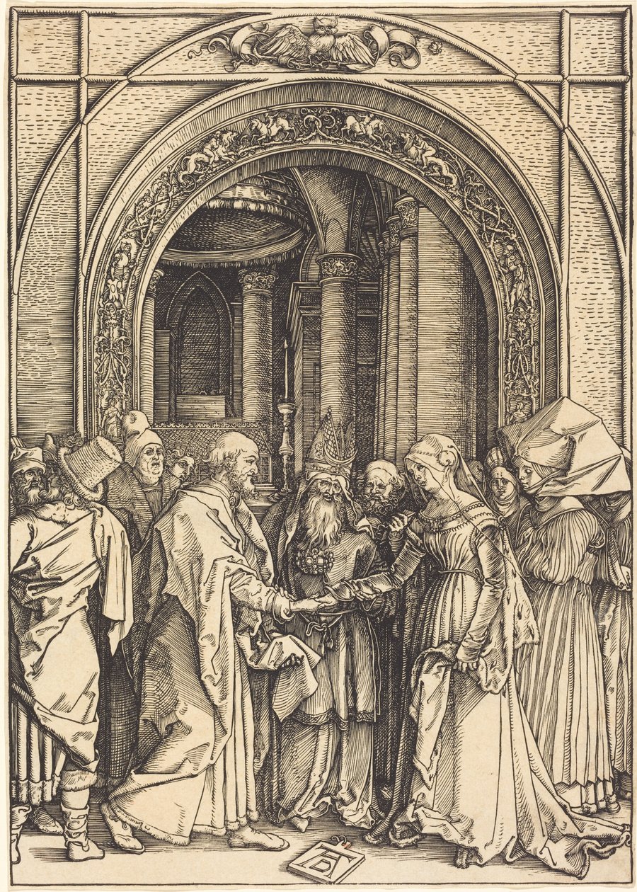 A Szűz eljegyzése alkotó: Albrecht Dürer