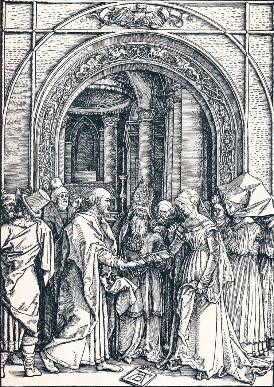 A Szűzanya jegyese, 1506 1906. alkotó: Albrecht Dürer