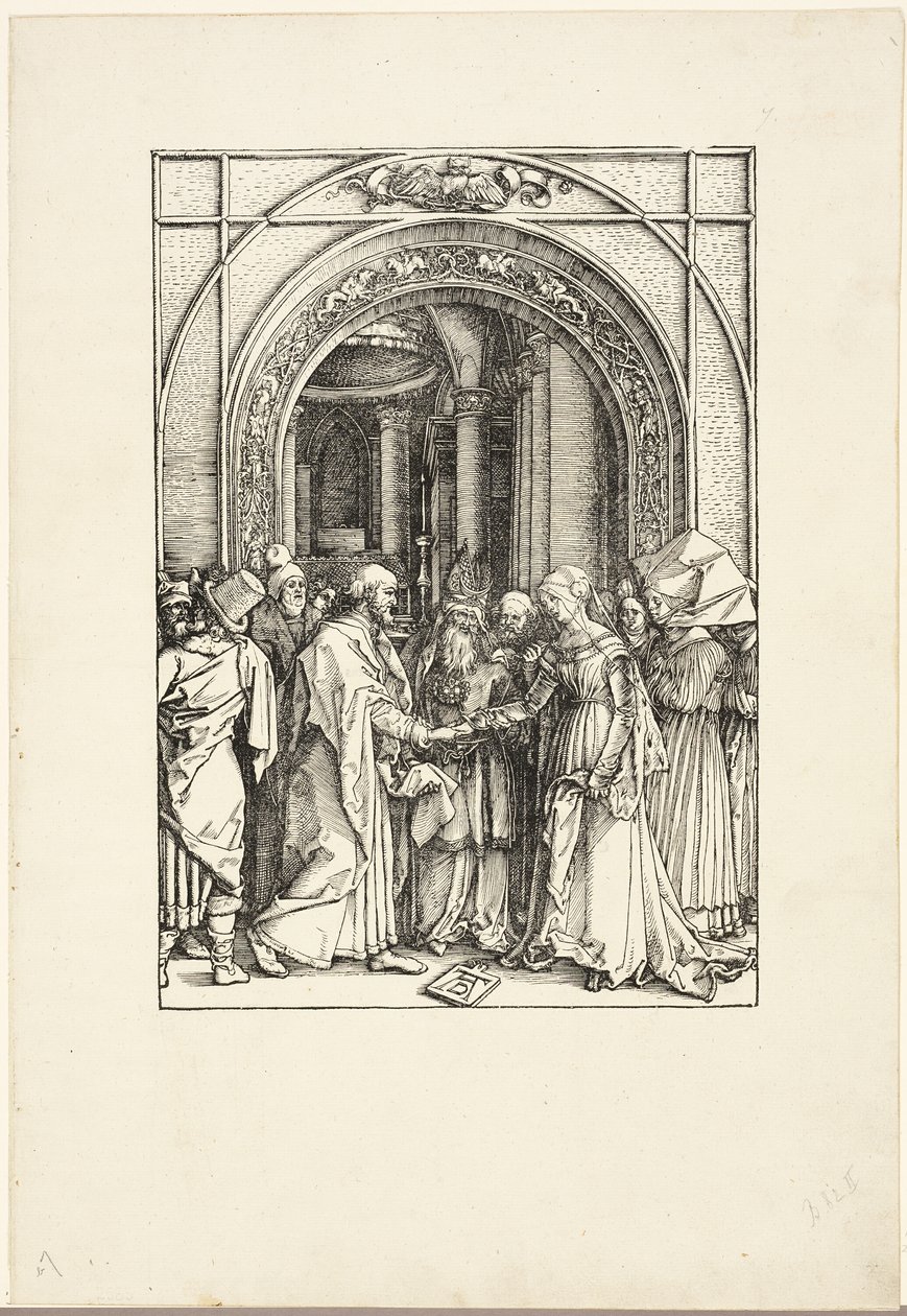 A Szűzanya jegyese, A Szűz életéből alkotó: Albrecht Dürer
