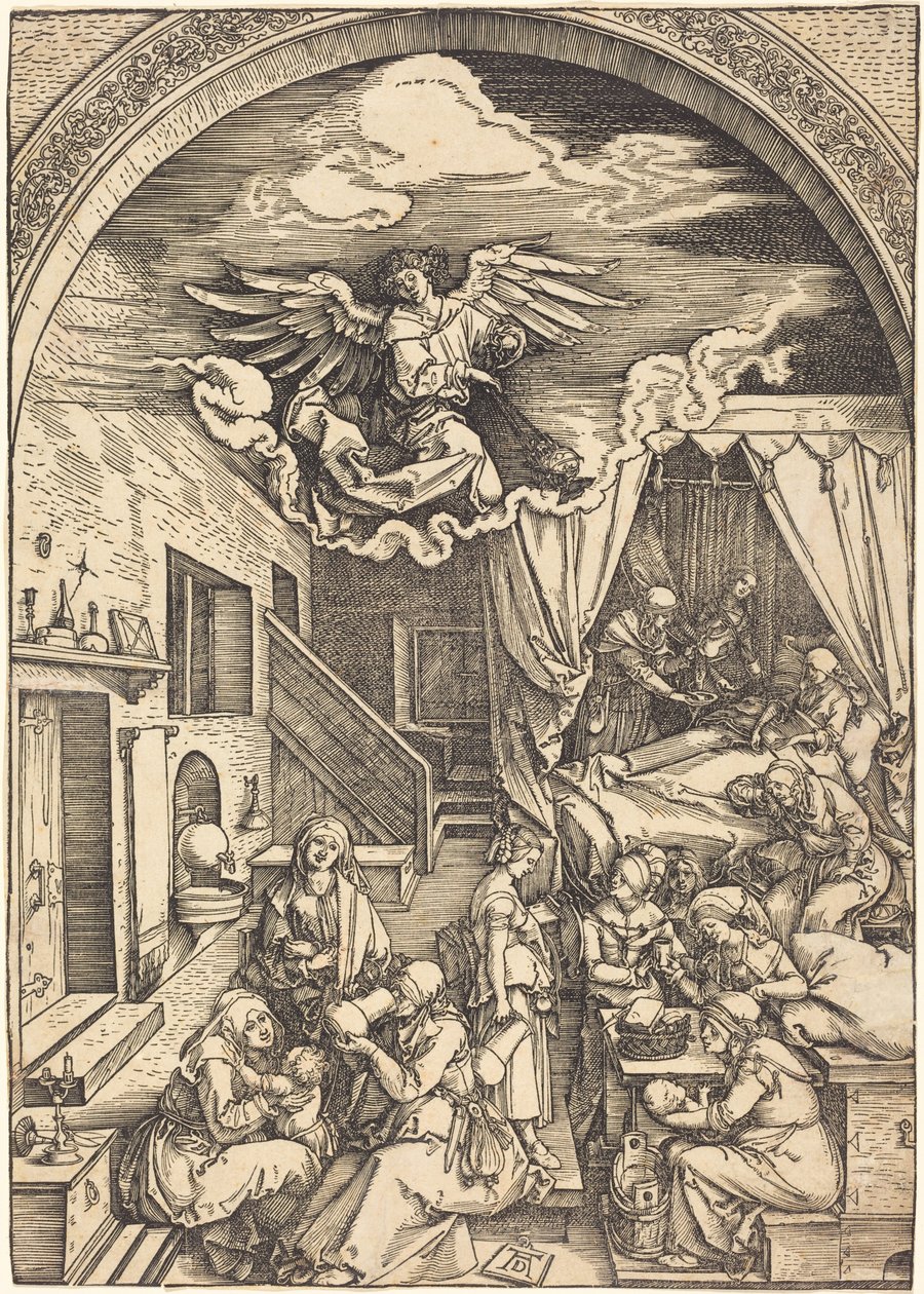 Szűz Mária születése alkotó: Albrecht Dürer