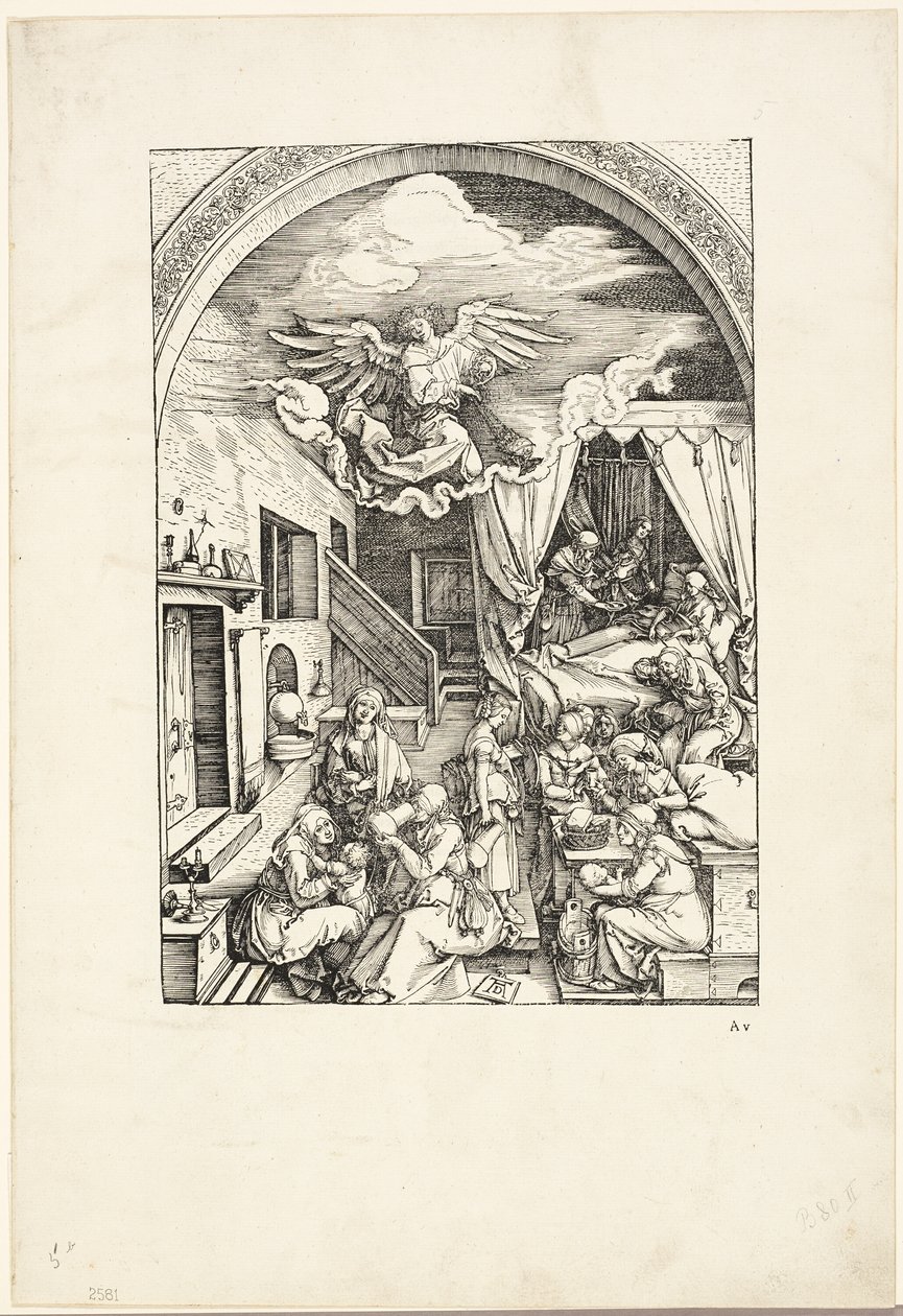 A Szűz születése, A Szűz életéből alkotó: Albrecht Dürer