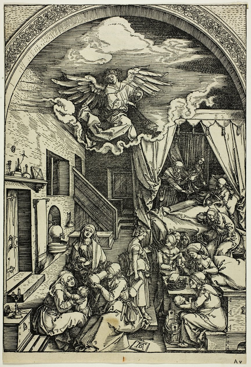 A Szűz születése, A Szűz életéből alkotó: Albrecht Dürer