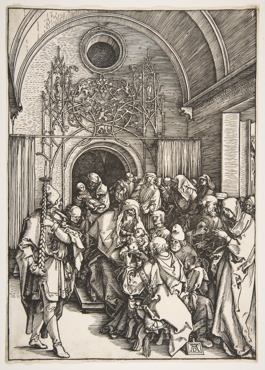 A körülmetélés, „A Szűz élete” című sorozatból alkotó: Albrecht Dürer